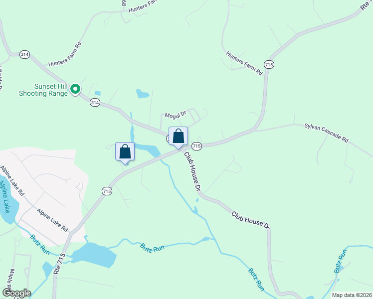 map of restaurants, bars, coffee shops, grocery stores, and more near 3432 Pennsylvania 715 in Henryville