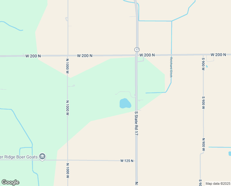 map of restaurants, bars, coffee shops, grocery stores, and more near 1714 South State Road 17 in Kewanna