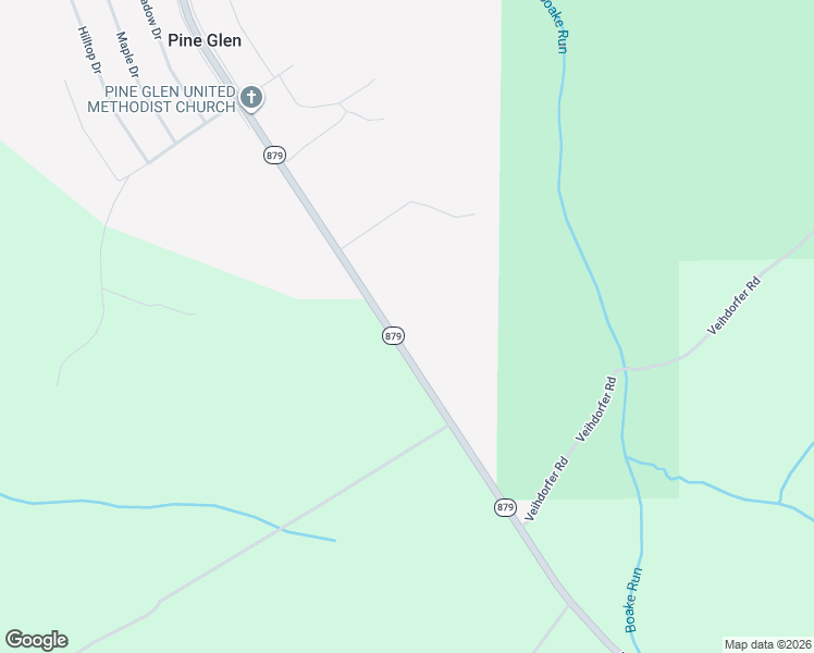 map of restaurants, bars, coffee shops, grocery stores, and more near Pennsylvania 879 in Moshannon