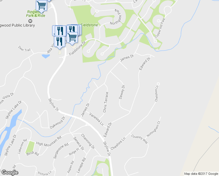 map of restaurants, bars, coffee shops, grocery stores, and more near 9 Chris Terrace in Ringwood