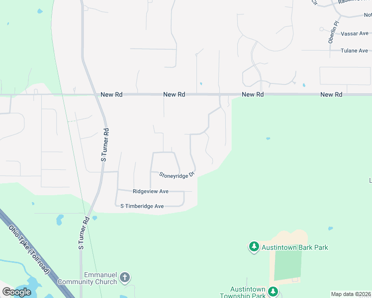 map of restaurants, bars, coffee shops, grocery stores, and more near 6296 Stoneyridge Drive in Youngstown