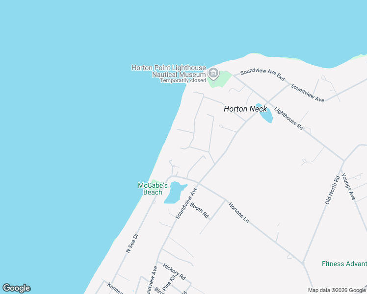 map of restaurants, bars, coffee shops, grocery stores, and more near 2388 Hyatt Road in Southold