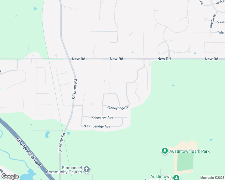 map of restaurants, bars, coffee shops, grocery stores, and more near 6495 Bay Meadow Court in Youngstown
