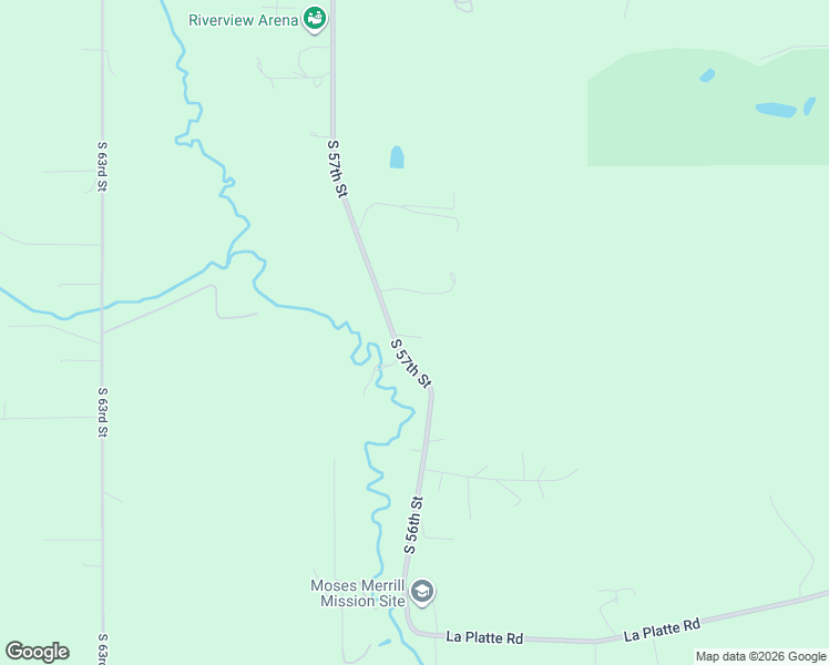 map of restaurants, bars, coffee shops, grocery stores, and more near 16008 South 57th Street in Papillion