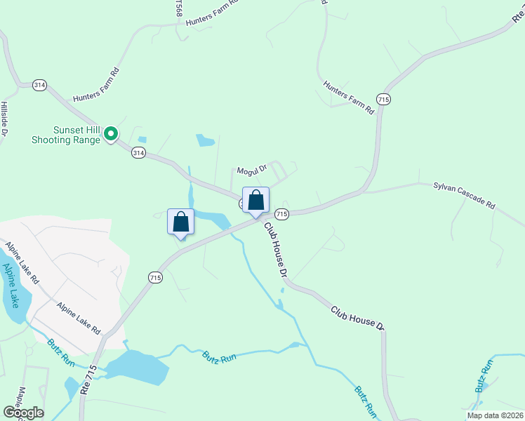 map of restaurants, bars, coffee shops, grocery stores, and more near 3432 Pennsylvania 715 in Henryville