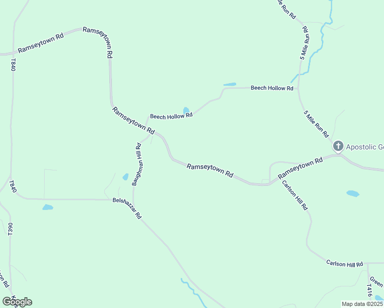 map of restaurants, bars, coffee shops, grocery stores, and more near Ramseytown Road in Brookville