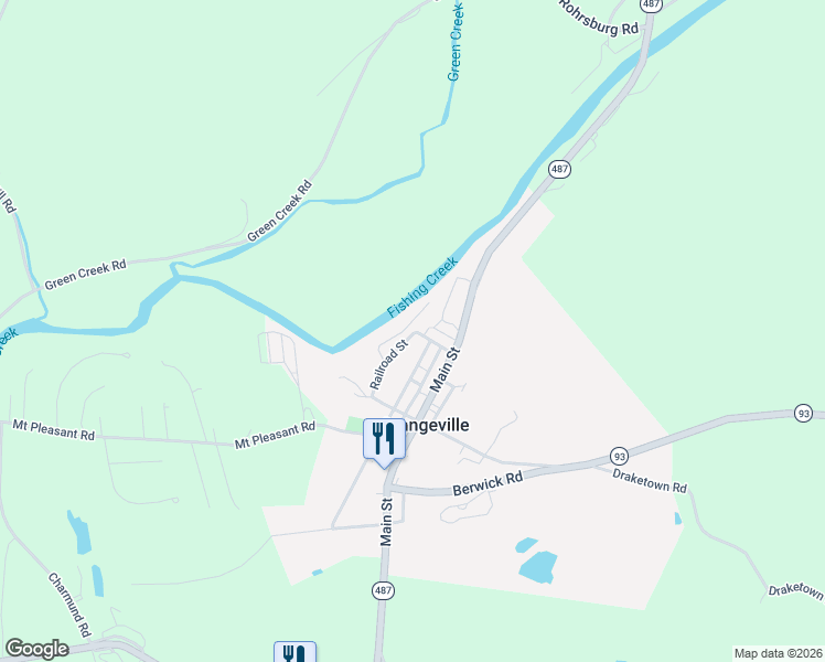 map of restaurants, bars, coffee shops, grocery stores, and more near 417 Mill St in Orangeville