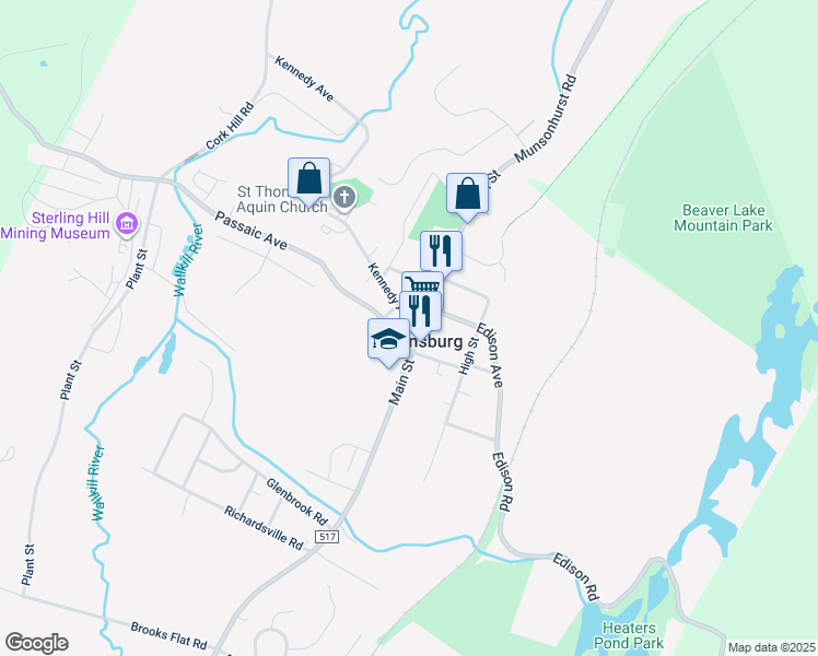map of restaurants, bars, coffee shops, grocery stores, and more near in Ogdensburg