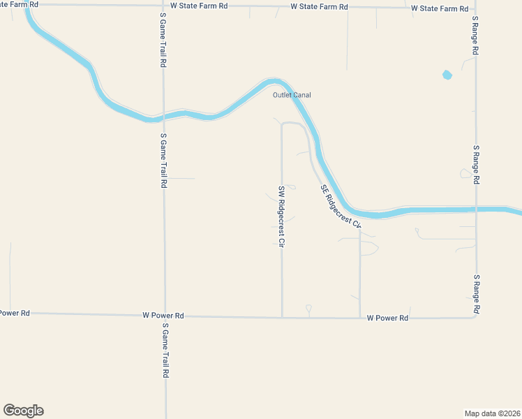 map of restaurants, bars, coffee shops, grocery stores, and more near Southwest Ridgecrest Circle in North Platte