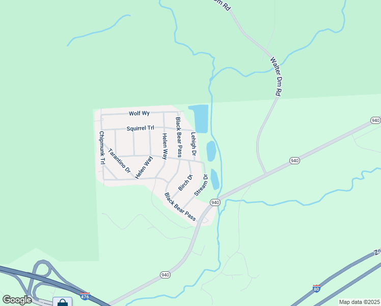 map of restaurants, bars, coffee shops, grocery stores, and more near 7 Lehigh Drive in Lake Harmony