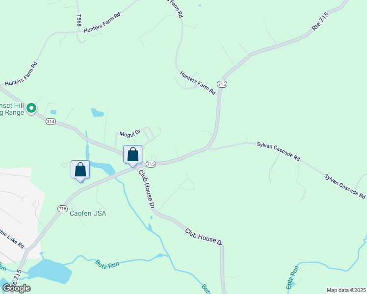 map of restaurants, bars, coffee shops, grocery stores, and more near 3479 Pennsylvania 715 in Henryville