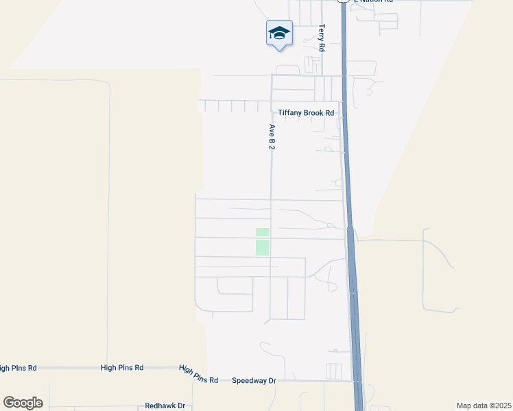 map of restaurants, bars, coffee shops, grocery stores, and more near 506-510 South Fork Road in Cheyenne