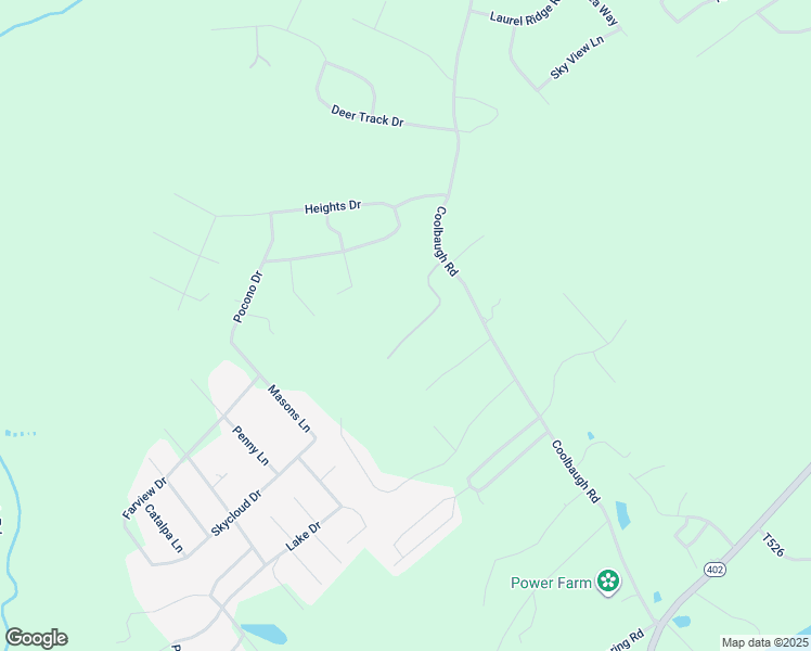 map of restaurants, bars, coffee shops, grocery stores, and more near 142 Allen Road in East Stroudsburg