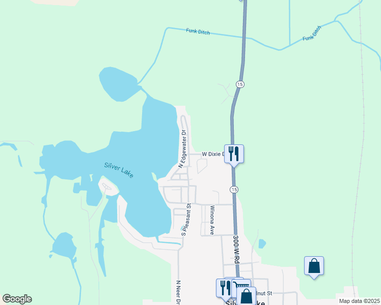 map of restaurants, bars, coffee shops, grocery stores, and more near 3190 West Dixie Drive in Silver Lake