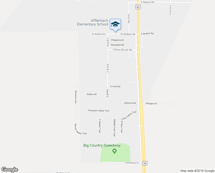 map of restaurants, bars, coffee shops, grocery stores, and more near 3798 Avenue B 2 in Cheyenne