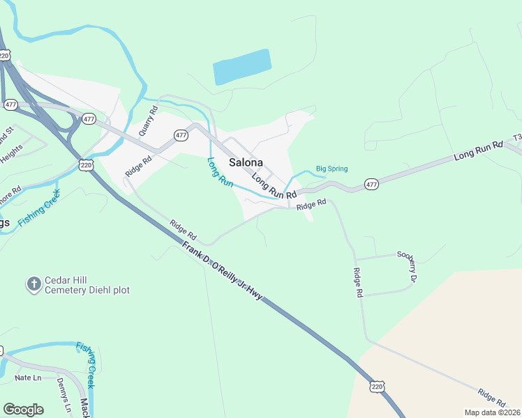 map of restaurants, bars, coffee shops, grocery stores, and more near 347 Ridge Road in Mill Hall