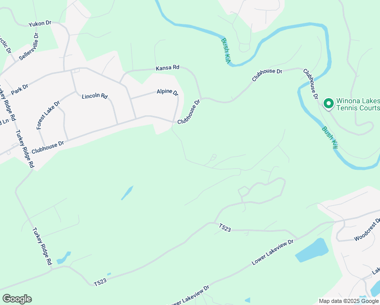 map of restaurants, bars, coffee shops, grocery stores, and more near 1109 Alpine Drive in East Stroudsburg