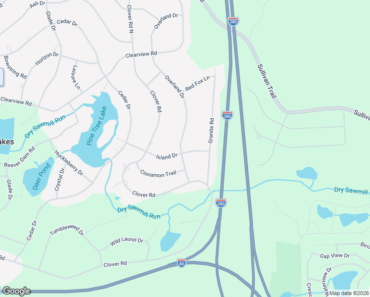 map of restaurants, bars, coffee shops, grocery stores, and more near 5575 Overland Dr in Long Pond