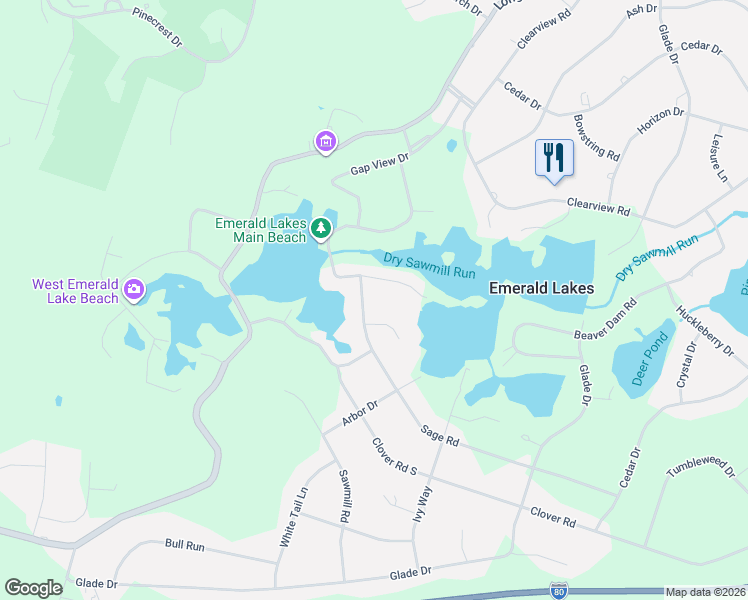 map of restaurants, bars, coffee shops, grocery stores, and more near 1119-1120 Sage Rd in Long Pond