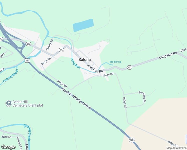 map of restaurants, bars, coffee shops, grocery stores, and more near 347 Ridge Road in Mill Hall