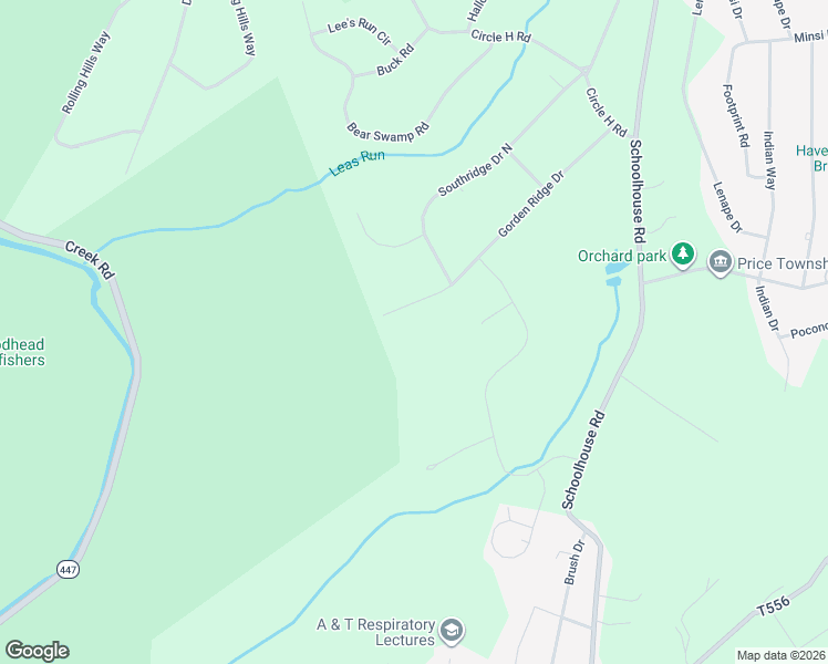 map of restaurants, bars, coffee shops, grocery stores, and more near 2037 Gorden Ridge Dr in East Stroudsburg