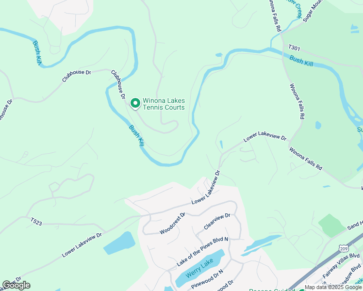 map of restaurants, bars, coffee shops, grocery stores, and more near 1162 Stony Creek Road in East Stroudsburg