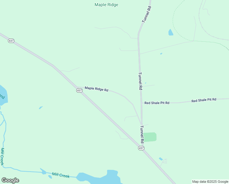 map of restaurants, bars, coffee shops, grocery stores, and more near Maple Ridge Lane in Luzerne County