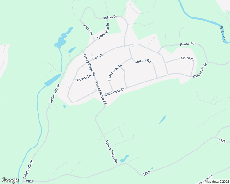 map of restaurants, bars, coffee shops, grocery stores, and more near 108 Winona Lks in East Stroudsburg