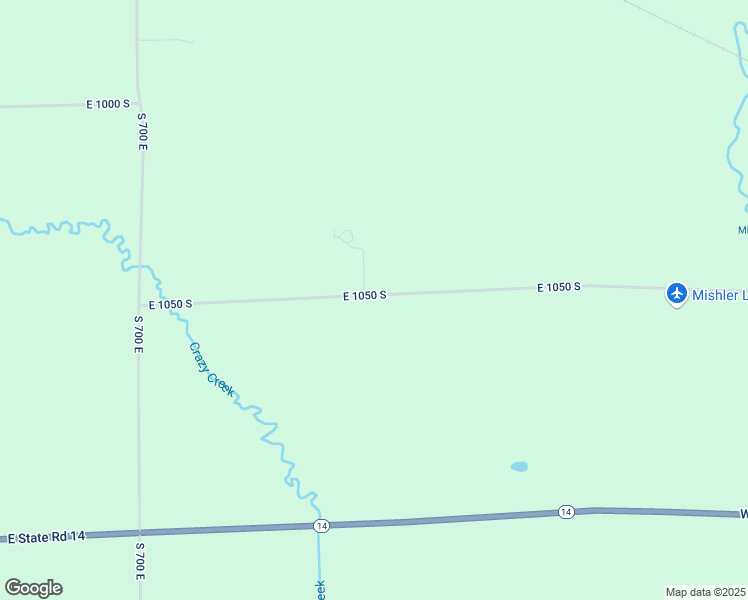 map of restaurants, bars, coffee shops, grocery stores, and more near 7439 East 1050 South in Pierceton