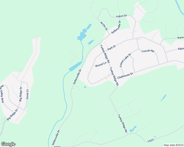map of restaurants, bars, coffee shops, grocery stores, and more near 1311 Park Drive in East Stroudsburg