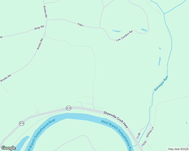 map of restaurants, bars, coffee shops, grocery stores, and more near Croft Road in Clearfield