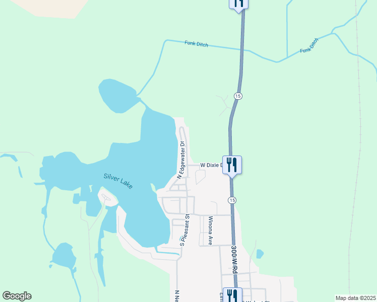 map of restaurants, bars, coffee shops, grocery stores, and more near 3190 W Dixie Dr in Silver Lake