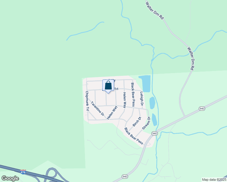 map of restaurants, bars, coffee shops, grocery stores, and more near 47 Squirrel Trail in White Haven