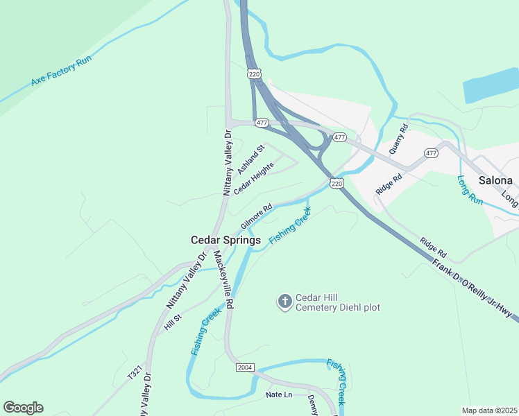 map of restaurants, bars, coffee shops, grocery stores, and more near 100-198 Shelby Lane in Mill Hall