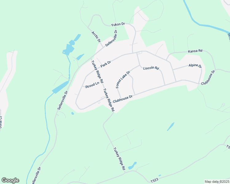 map of restaurants, bars, coffee shops, grocery stores, and more near 2054 Forest Lake Drive in East Stroudsburg