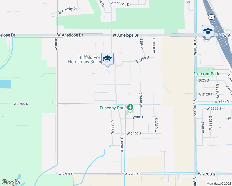 map of restaurants, bars, coffee shops, grocery stores, and more near 3666 West 2110 South in Syracuse