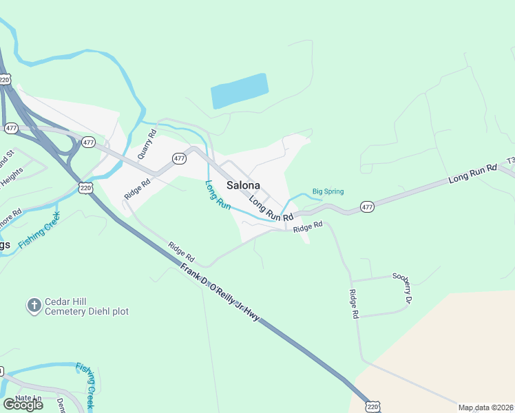map of restaurants, bars, coffee shops, grocery stores, and more near 529 Long Run Road in Mill Hall