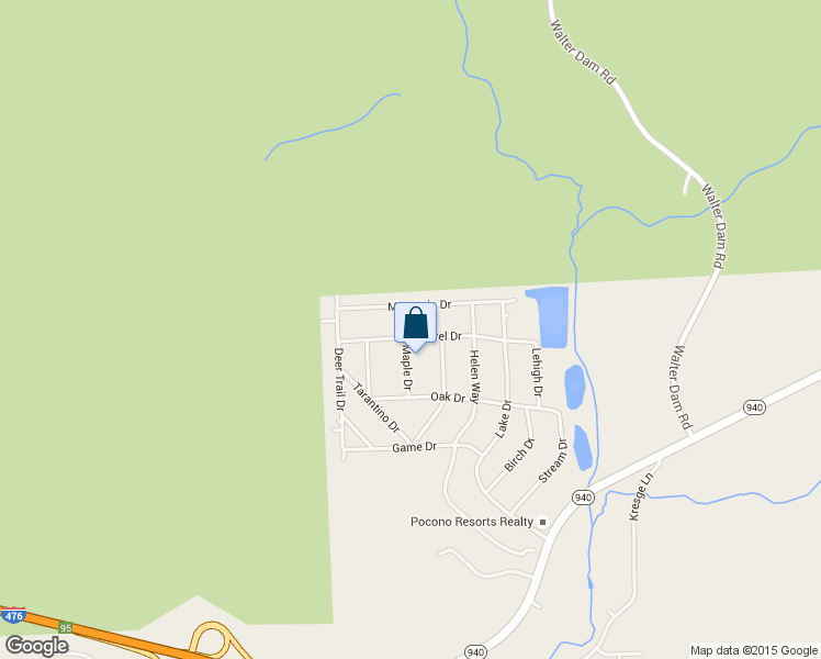 map of restaurants, bars, coffee shops, grocery stores, and more near 207 Laurel Dr in White Haven