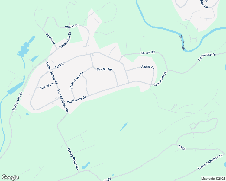 map of restaurants, bars, coffee shops, grocery stores, and more near 182 Clubhouse Drive in East Stroudsburg