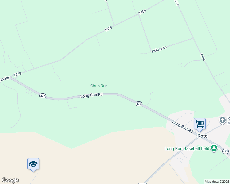 map of restaurants, bars, coffee shops, grocery stores, and more near 1317 Long Run Road in Mill Hall