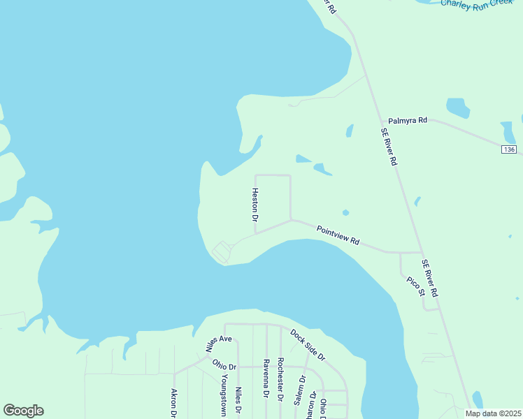 map of restaurants, bars, coffee shops, grocery stores, and more near 2369 Heston Drive in Lake Milton