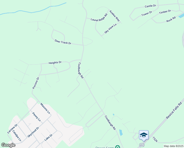 map of restaurants, bars, coffee shops, grocery stores, and more near 278 Coolbaugh Road in East Stroudsburg