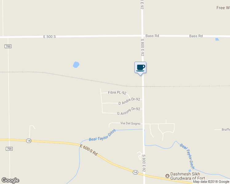 map of restaurants, bars, coffee shops, grocery stores, and more near 7860 Fibia PL-92 in Fort Wayne