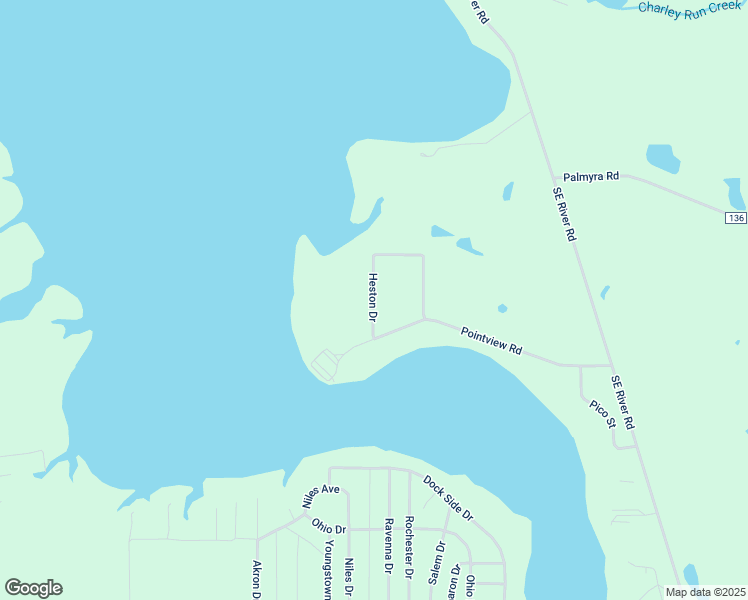 map of restaurants, bars, coffee shops, grocery stores, and more near 2369 Heston Drive in Lake Milton