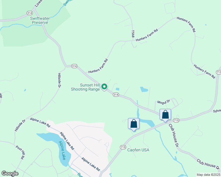 map of restaurants, bars, coffee shops, grocery stores, and more near 2289 Pennsylvania 314 in Henryville
