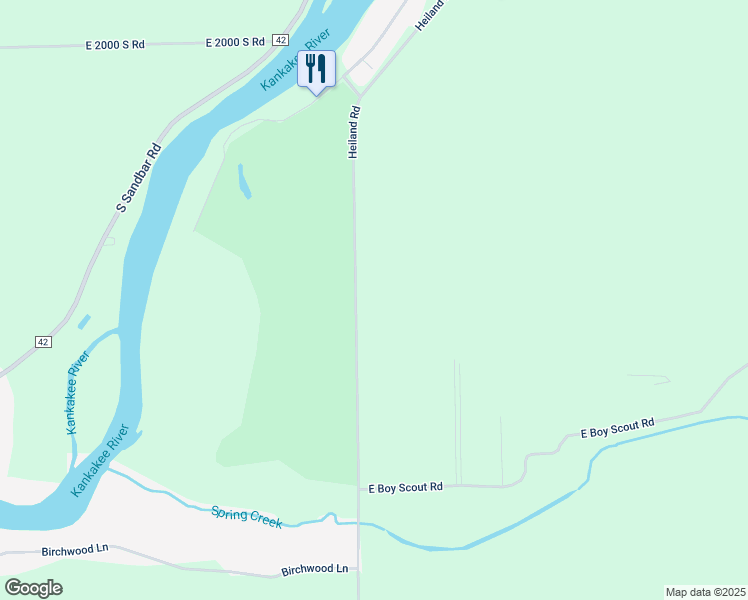 map of restaurants, bars, coffee shops, grocery stores, and more near 2745 South Hieland Road in Saint Anne