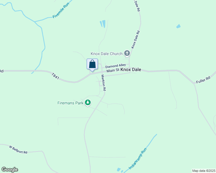map of restaurants, bars, coffee shops, grocery stores, and more near Markton Road in Brookville