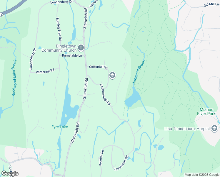 map of restaurants, bars, coffee shops, grocery stores, and more near 7 Cottontail Road in Greenwich