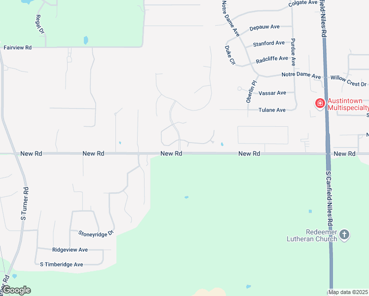 map of restaurants, bars, coffee shops, grocery stores, and more near 5804 Herons Boulevard in Youngstown