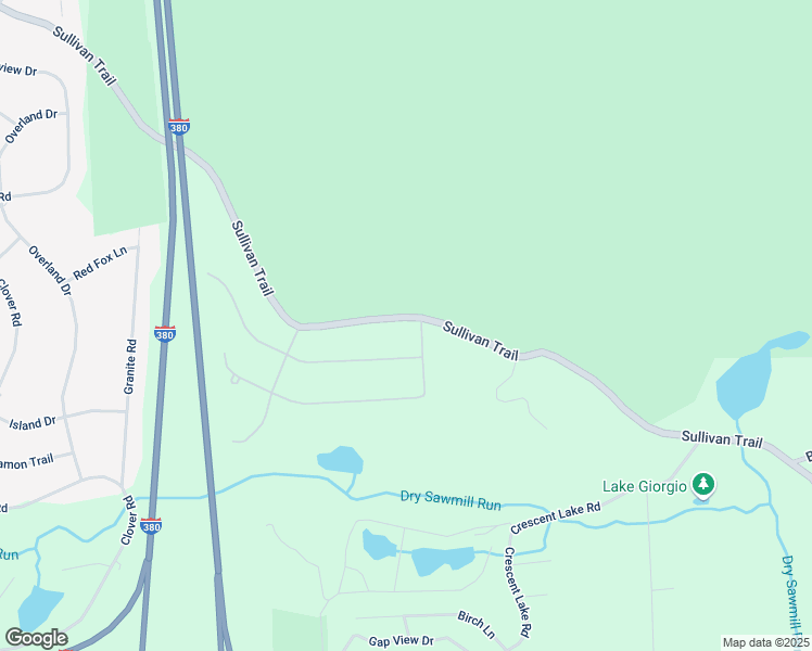 map of restaurants, bars, coffee shops, grocery stores, and more near 868 Sullivan Trail in Monroe County